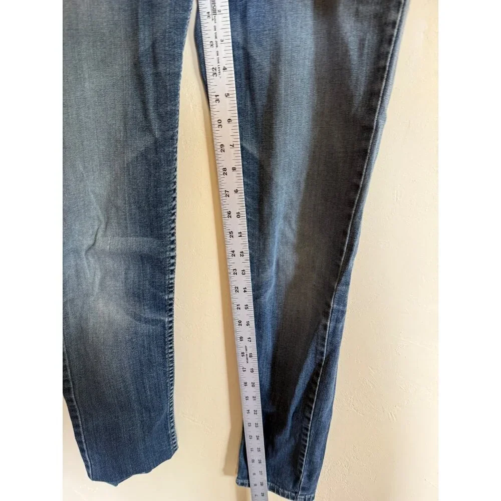 Levis Jeans Womens 28/32‎ Blue demi curve low rise skinny Denim distressed City
